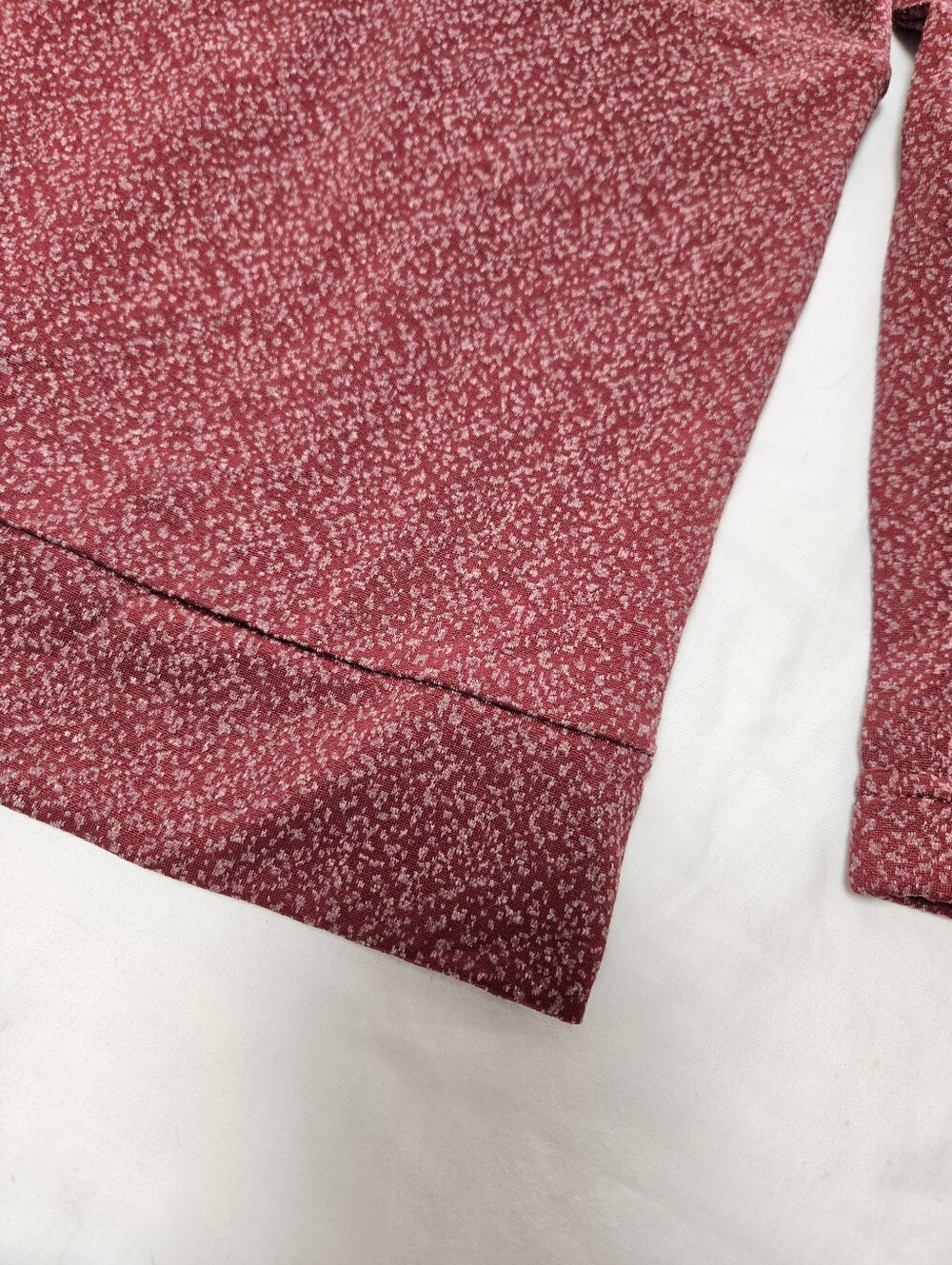 Mondetta Women’s Quarter Zip Pullover Top Small Fleece Burgundy Activewear NWT - Picture 4 of 11